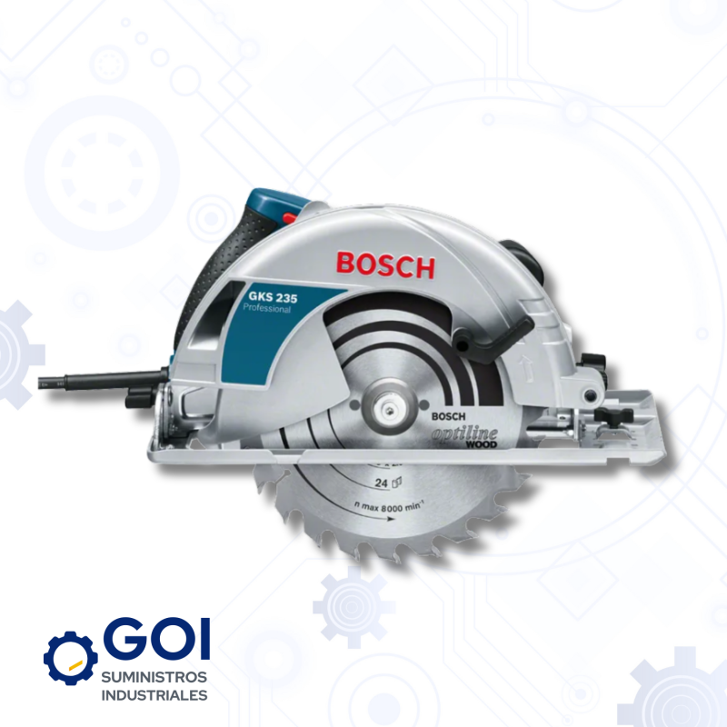 SIERRA CIRCULAR ELECTRICA 9.1/4"(235MM)  2200W GKS 235 BOSCH